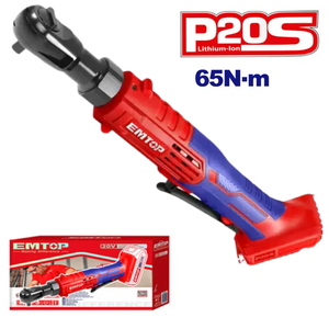 LLAVE CARRACA 65N-m 3/8" EMTOP BATERÍA 20V - P20S EDRL2060151 Grupo Dila