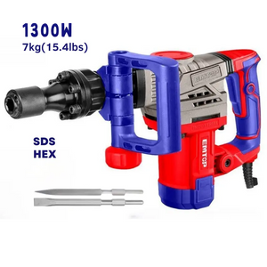 MARTILLO DEMOLICION 1300W 20J EMTOP EDBRH1301 Grupo Dila