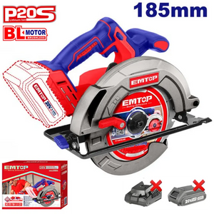 SIERRA CIRCULAR 185MM EMTOP BATERÍA 20V - P20S ELCS1851 Grupo Dila