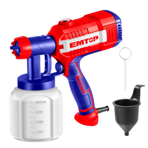 PISTOLA PINTURA 450W 0.1-0.2 bar 380ml/min BOTE 800 ML- EMTOP ESGN35001 Grupo Dila