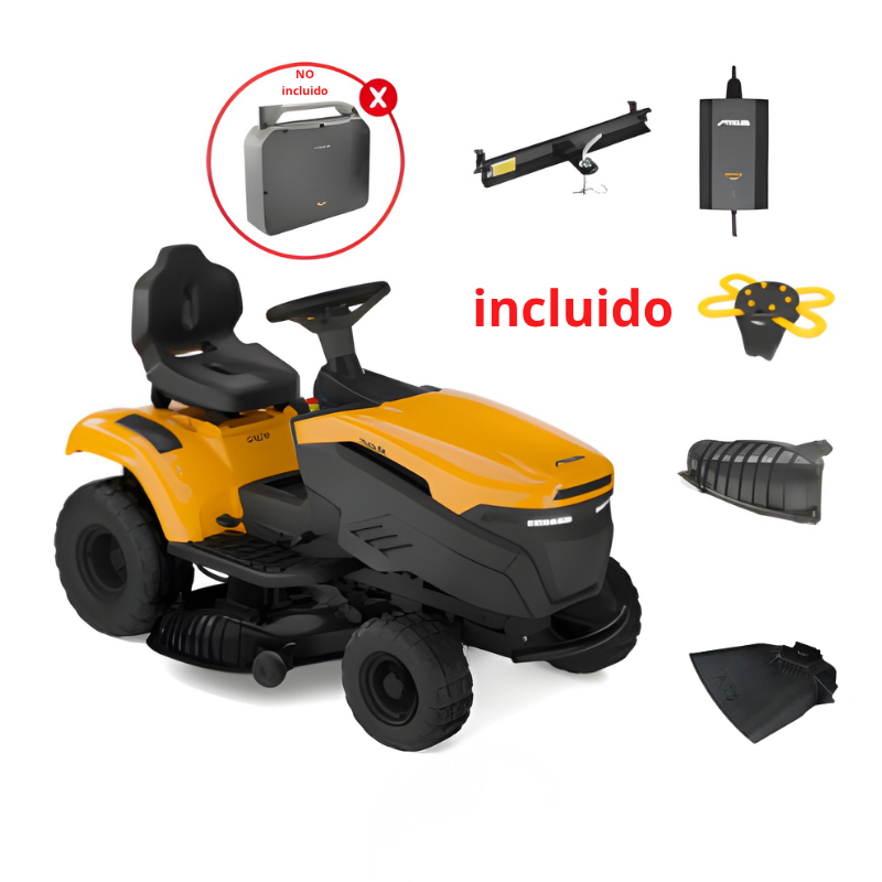 TRACTOR cortacésped a batería descarga lateral Stiga Tornado 5108e