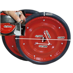 JUEGO RUEDAS TRANSPORTE MOTOAZADAS UNIVERSAL MS-14 - Grupo Dila