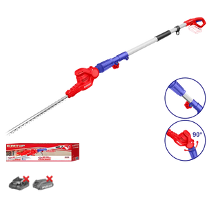CORTASETOS 460MM TELESCÓPICO 2.4M EMTOP BATERÍA 20V - P20S - EPHT201601 Grupo Dila