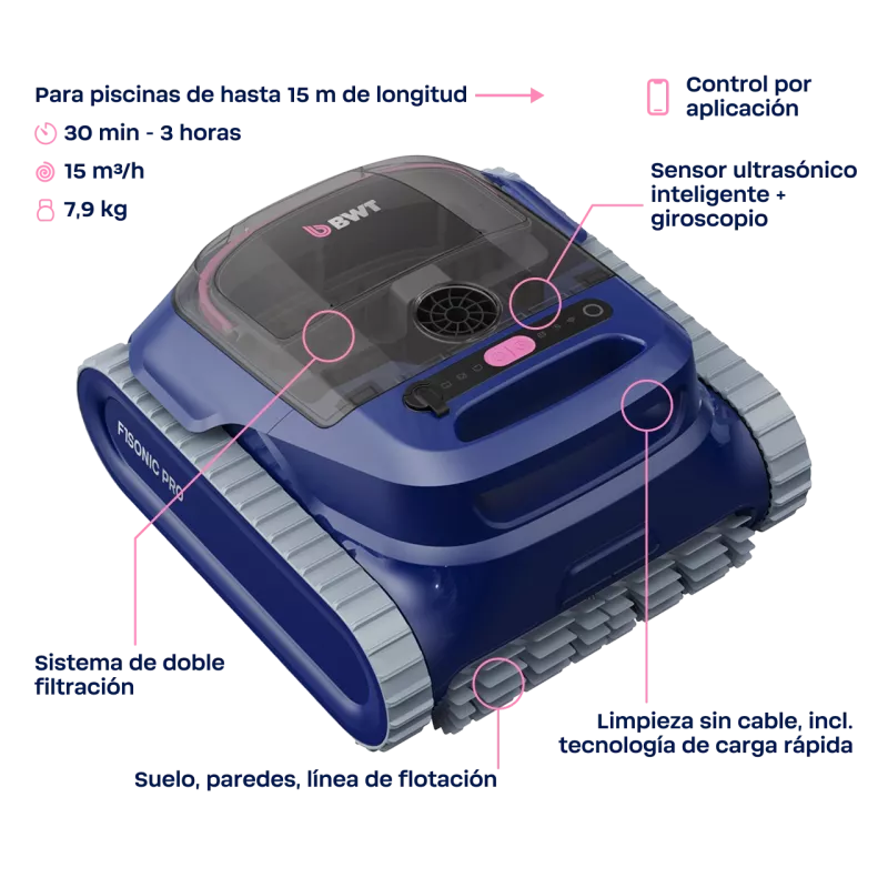 ROBOT DE PISCINA BWT F1SONIC PROFESIONAL
