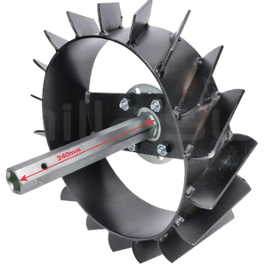 JUEGO RUEDAS METALICAS MC700 100x400 (con ejes) MC700-4 - Grupo Dila