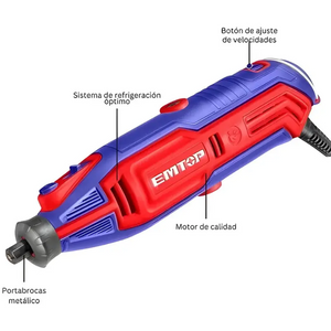 MINI AMOLADORA 130W 3.2MM EMTOP EMGK1301 Grupo Dila