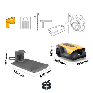 ROBOT CORTACESPED sin cables y sin antenas STIGA A 10V 1.000 m² Grupo Dila