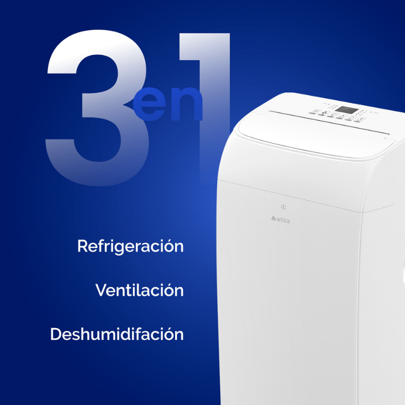 AIRE ACONDICIONADO PORTATIL ARTICA AAP1229SF PORTATIL 3000F R290