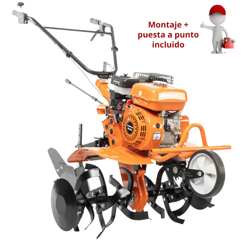 MOTOAZADA ANOVA 7 C.V - CUCHILLAS GRANDES ( APORCADOR + RUEDAS ) - MARCHAS 3+1 MC509 Grupo Dila