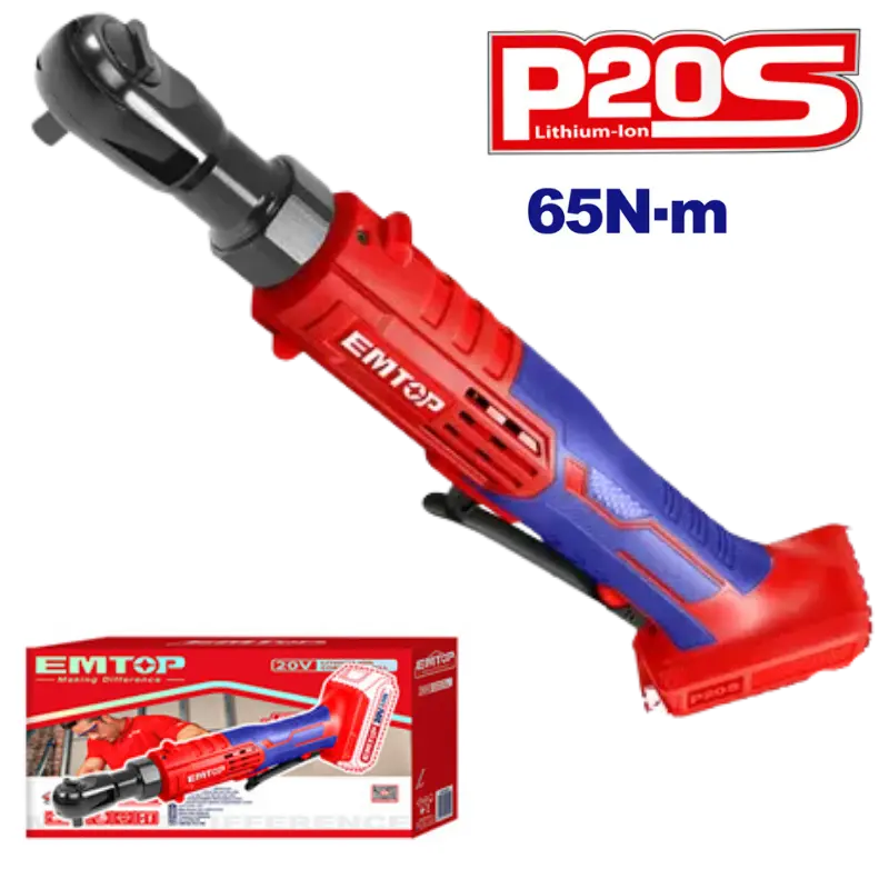 LLAVE CARRACA 65N-m 3/8" EMTOP BATERÍA 20V - P20S EDRL2060151 Grupo Dila