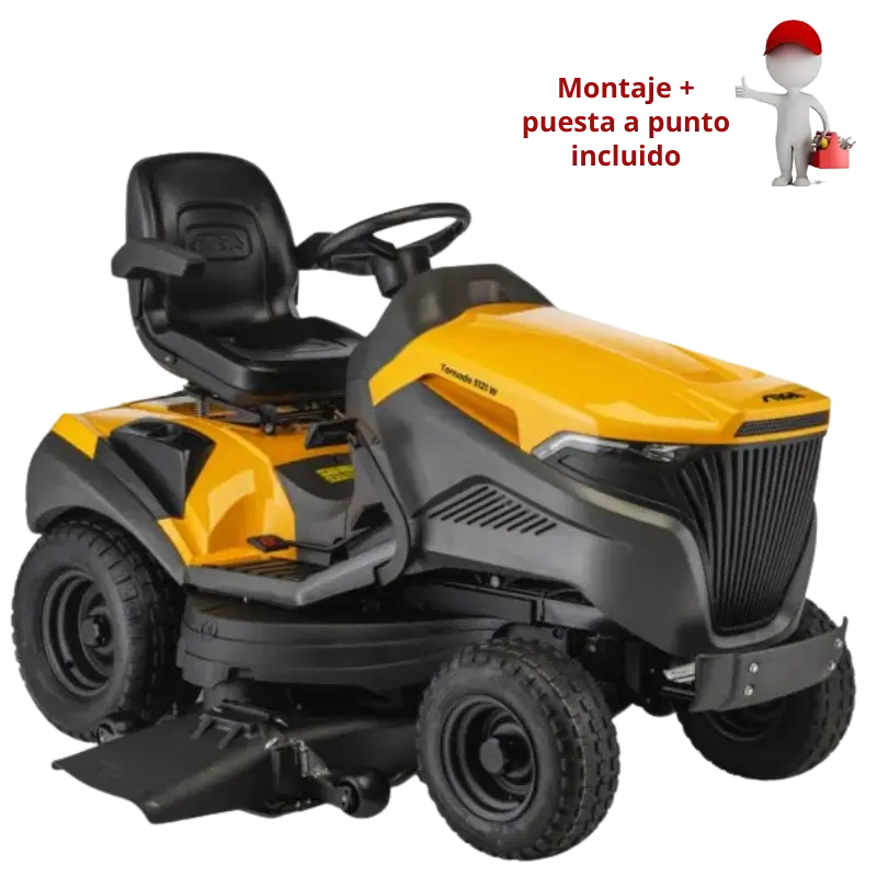 TRACTOR DESCARGA LATERAL Stiga Tornado 9121 W 22HP 121cm Honda GXV 690 Grupo Dila