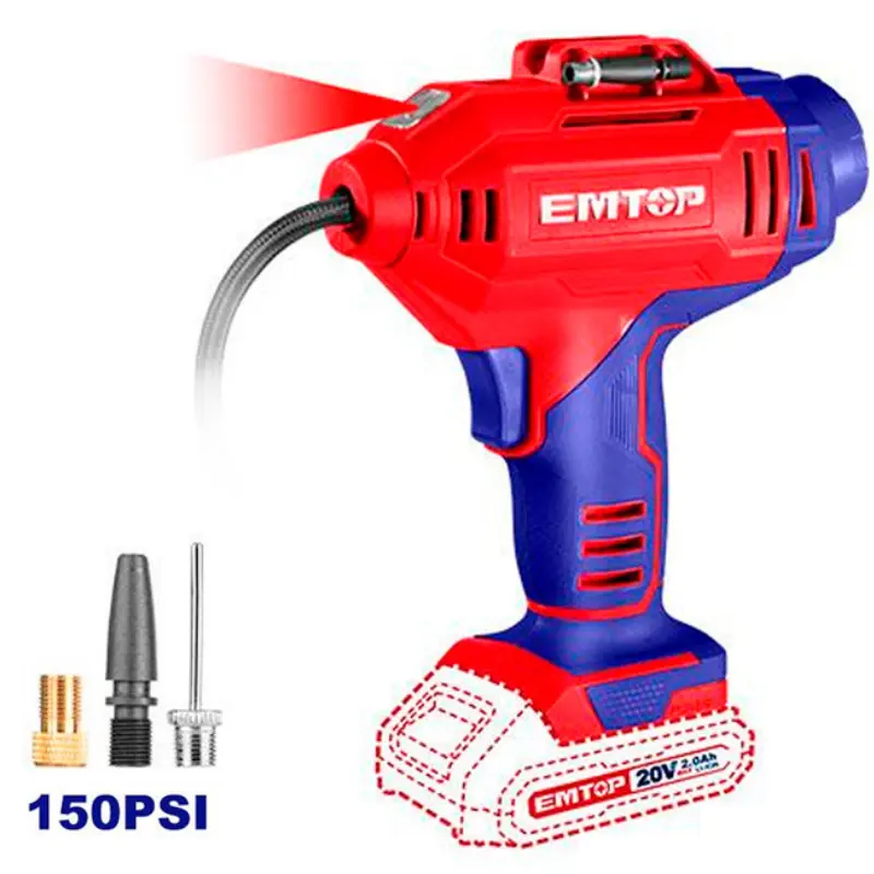 COMPRESOR BATERÍA 20V - P20S - EMTOP (150PSI -10bar) ELAC2018 Grupo Dila