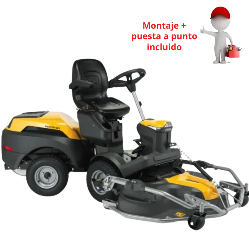 TRACTOR CORTACESPED Rider de corte frontal 4x4 Stiga Park 700 WX Grupo Dila