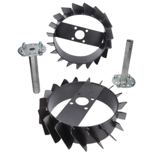 JUEGO RUEDAS METALICAS MC700 100x400 (con ejes)  MC700-4 - Grupo Dila