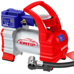 COMPRESOR AIRE PARA COCHE DC12V - 10A 10BAR 35L/min EMTOP EAAC3501 Grupo Dila