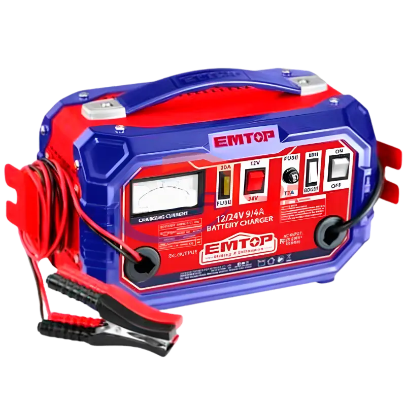CARGADOR BATERIAS 12-24V 9/4A EMTOP EFCR16011 Grupo Dila