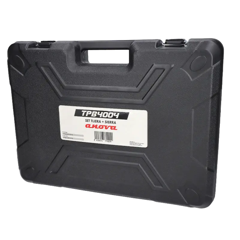 SET DE PODA  TPB4004: TIJERA 40MM + SIERRA 8" + PÉRTIGA 1,5-2,1M 21V ANOVA - Grupo Dila