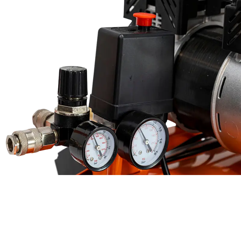 COMPRESOR DE AIRE ANOVA 50L - 8BAR - SIN ACEITE - 260L/MIN CA50S - Grupo Dila