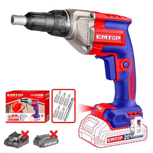 ATORNILLADOR INALÁMBRICO BRUSHLESS PARA PANELES DE YESO P20S EMTOP ECDSL20428 Grupo Dila