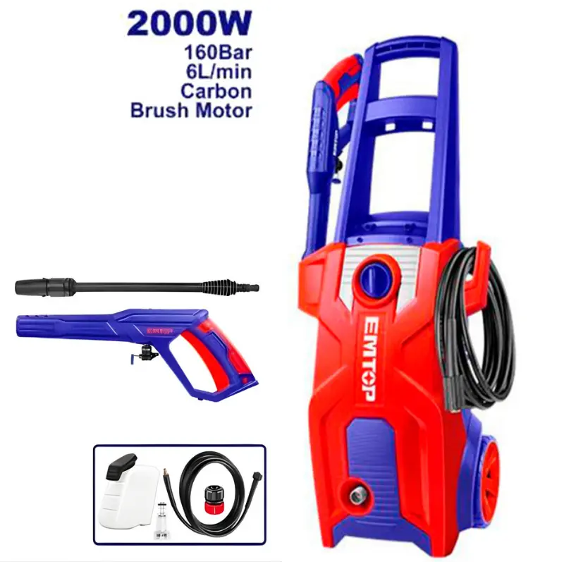 HIDROLIMPIADORA 2000W - 160BAR - 6.0L/min EMTOP EHPW2011 Grupo Dila