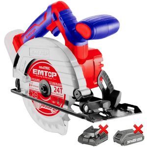 SIERRA CIRCULAR 165MM EMTOP BATERIA 20V - P20S ELCS201650 Grupo Dila