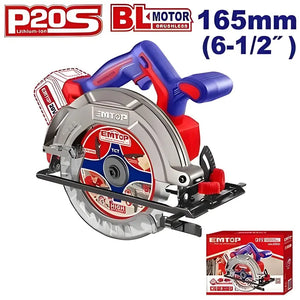 SIERRA CIRCULAR 165MM EMTOP BATERIA 20V - P20S ELCS201650 Grupo Dila