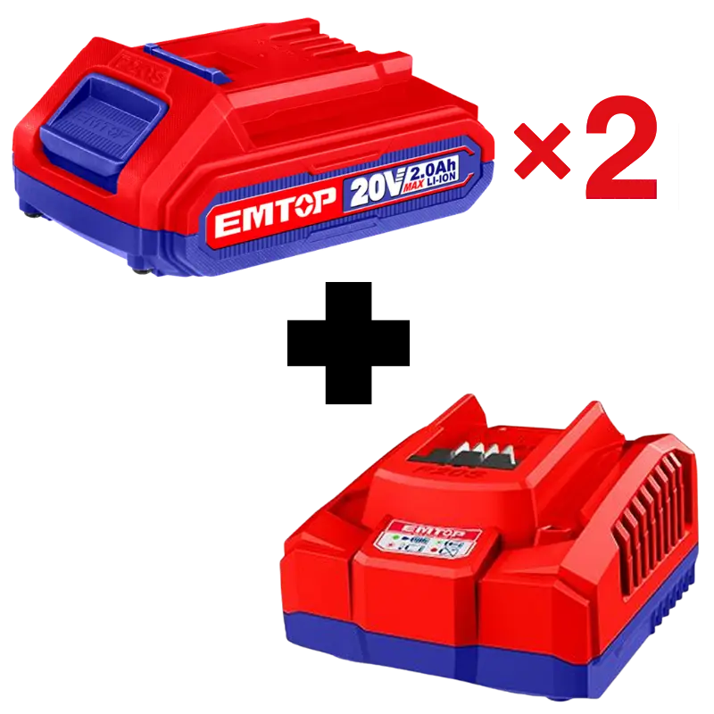 CORTASETOS BATERIA 40V (20+20) 650MM EMTOP - P20S ELHT400282 Grupo Dila