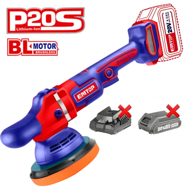 PULIDORA 180MM BATERIA 20V EMTOP P20S ELAP2018 Grupo Dila