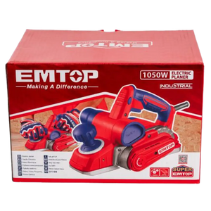 CEPILLO MADERA ELECTRICO 1050W EMTOP 82mm 3mm PROFESIONAL EECR1051 Grupo Dila