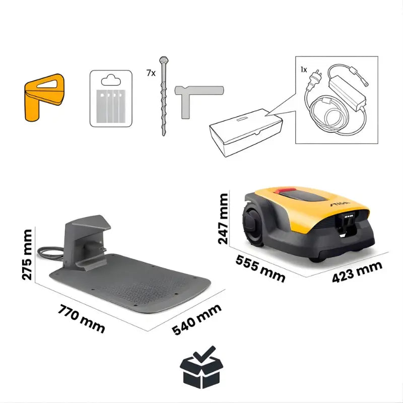 ROBOT CORTACESPED sin cables y sin antenas STIGA A 10V 1.000 m² Grupo Dila