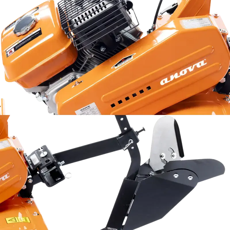 MOTOAZADA ANOVA 7 C.V - CUCHILLAS GRANDES ( APORCADOR + RUEDAS ) - MARCHAS 3+1 MC509 - Grupo Dila