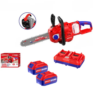 MOTOSIERRA BATERIA 16" 40V (20V+20V) EMTOP - P20S BRUSHLESS ELGA401682 Grupo Dila