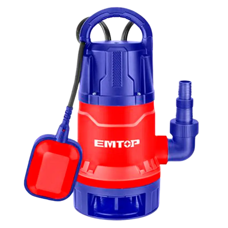 BOMBA ELECTRICA 1" SUMERGIBLE AGUAS SUCIAS 750W FIBRA EMTOP EWPPQ07508 Grupo Dila