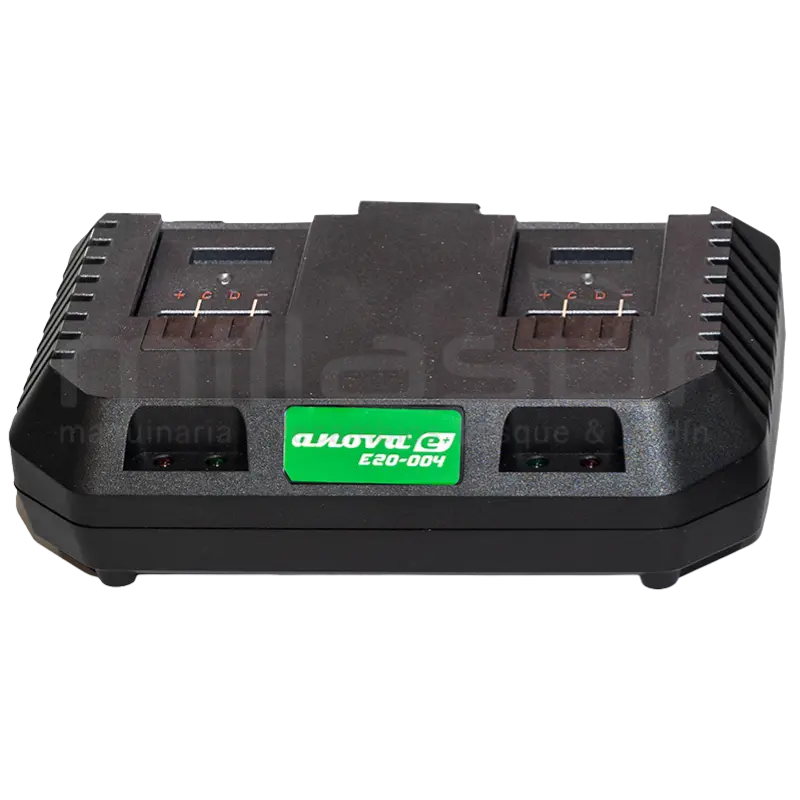 CARGADOR BATERÍA ION LITIO 20V DOBLE  E20-004 - Grupo Dila