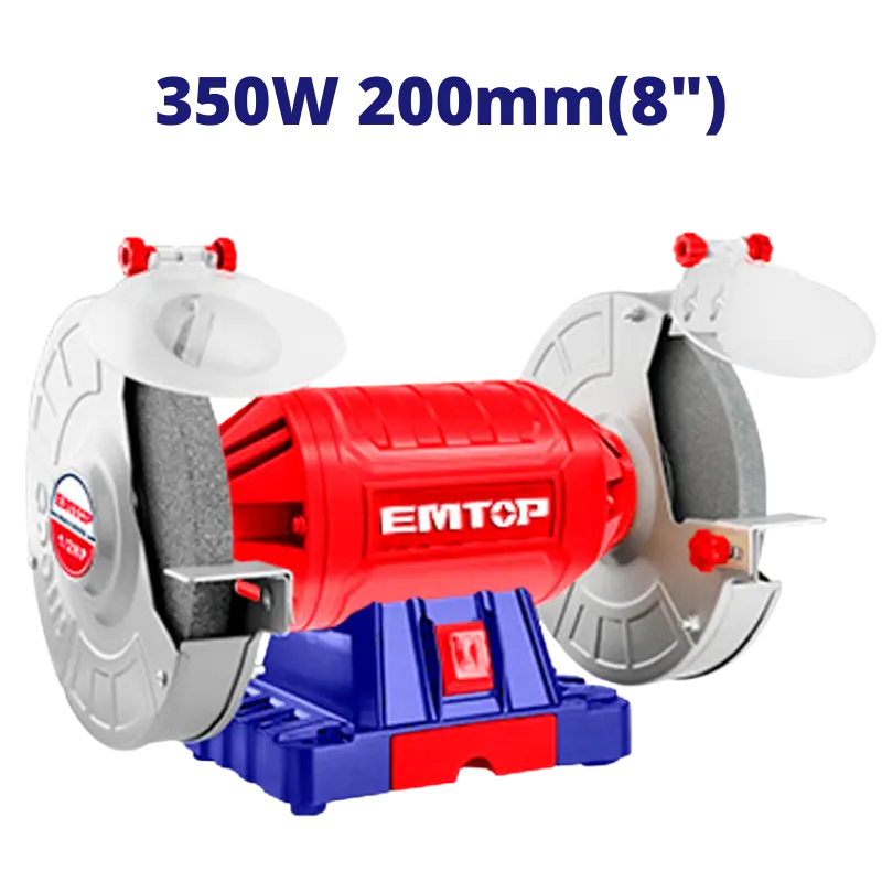 ESMERIL DOBLE 350W EMTOP 200MM-8" EBGR83501 Grupo Dila