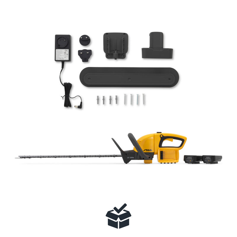 CORTASETOS BATERÍA 2X20V STIGA HT 300E KIT