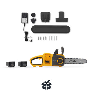 MOTOSIERRA BATERÍA 2X20V STIGA CS 300E KIT