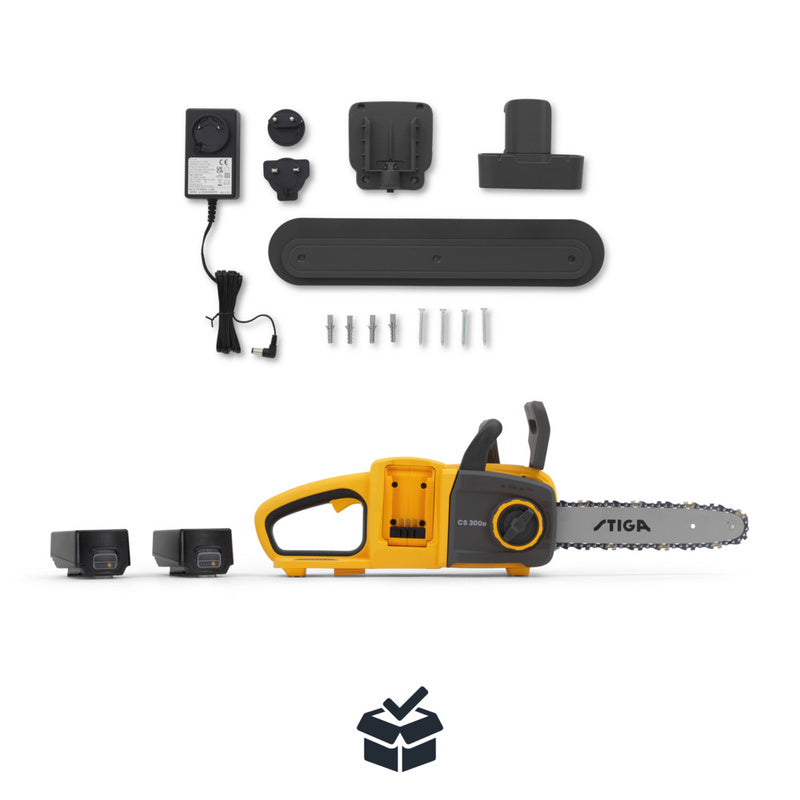 MOTOSIERRA BATERÍA 2X20V STIGA CS 300E KIT