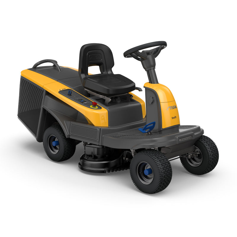 TRACTOR CORTACÉSPED BATERÍA 48V 2X7,5AH + 2X5AH STIGA SWIFT 372E