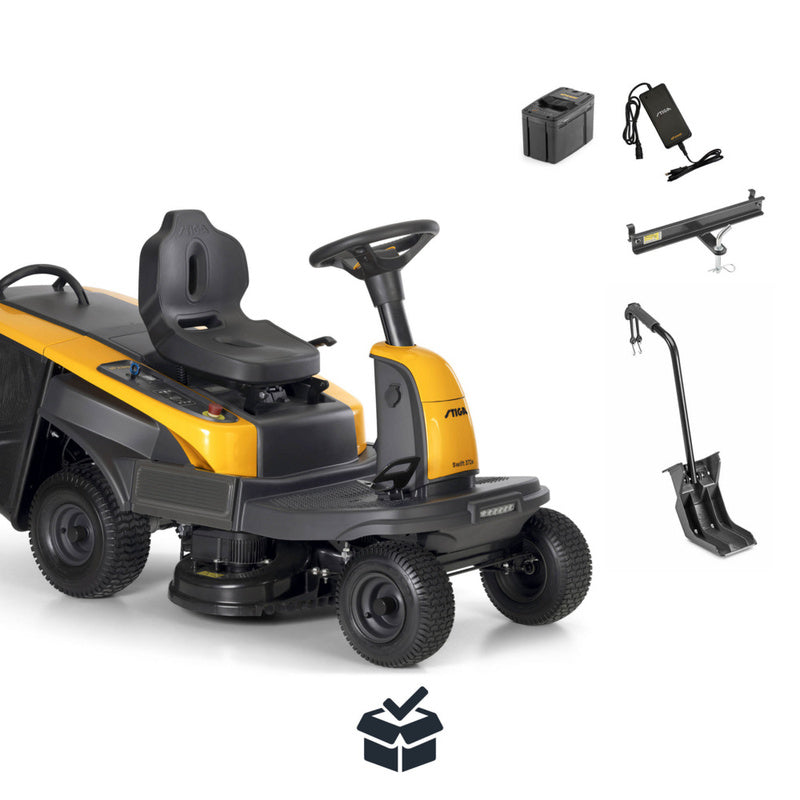 TRACTOR CORTACÉSPED BATERÍA 48V 4X5AH STIGA SWIFT 372E