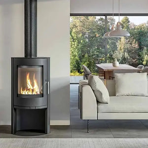 Estufa de leña ECOFOREST RIN 8kw - Grupo Dila